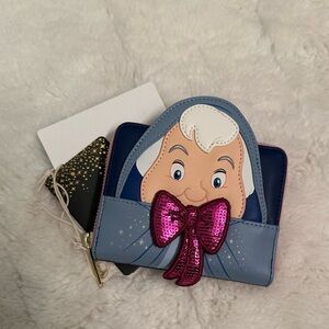 Loungefly Disney Cinderella Fairy Godmother wallet NWT